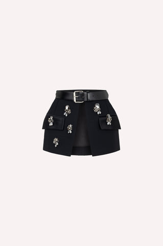 Crystal Embellished Signature Skirt Belt | DICE KAYEK – Dice Kayek