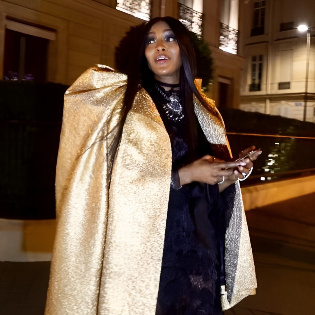 NAOMI CAMPBELL IN DICE KAYEK SS 19 RTW