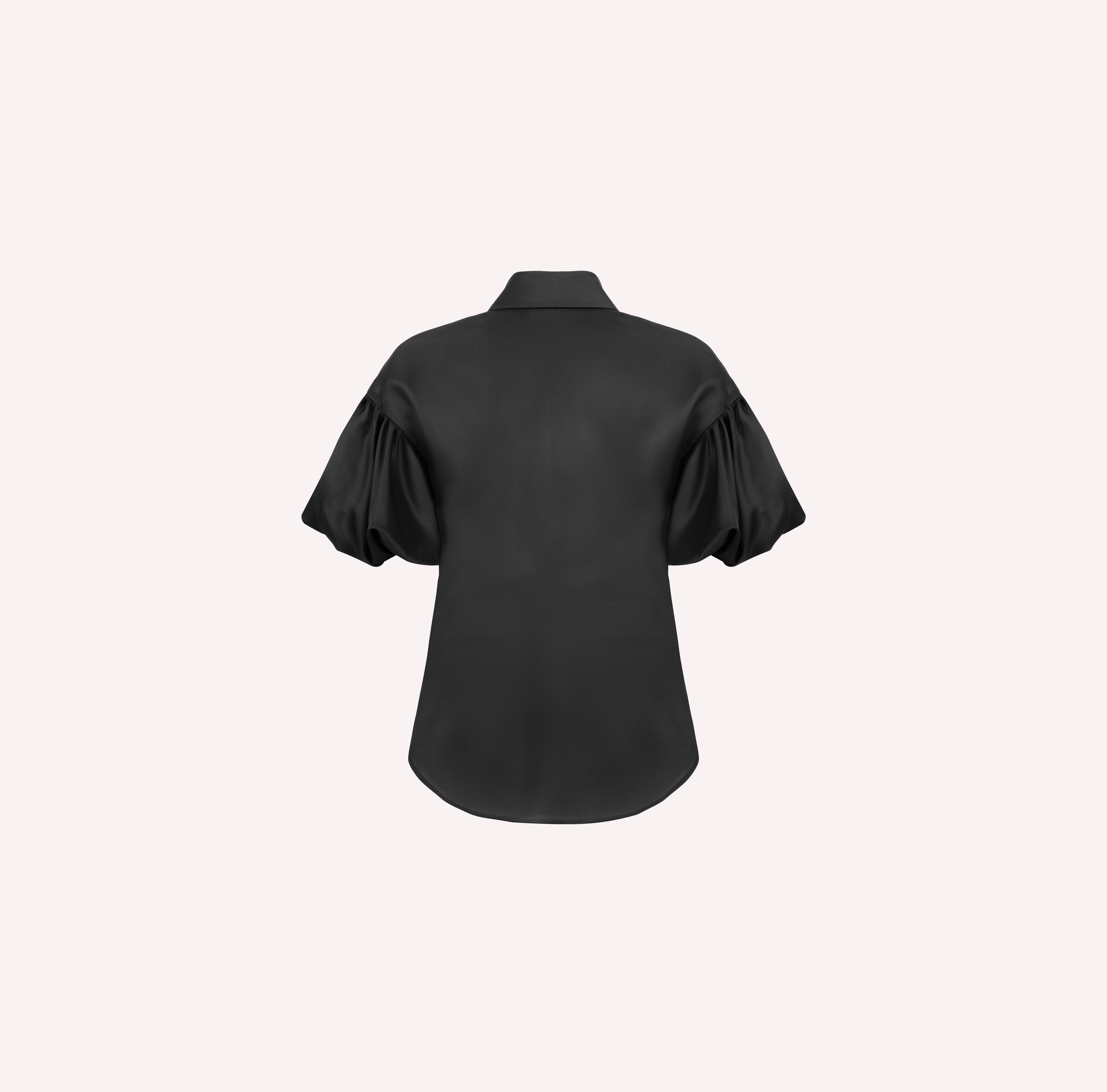 Floral Embroidered Silk Shirt