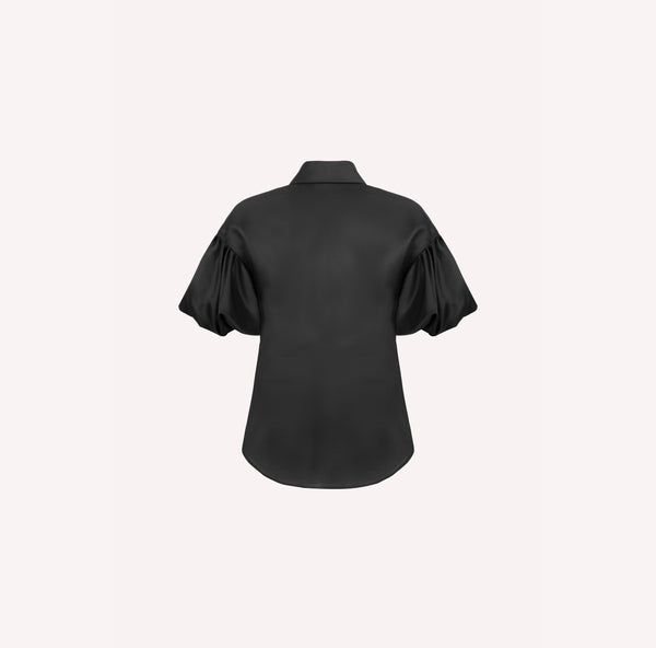 Floral Embroidered Silk Shirt