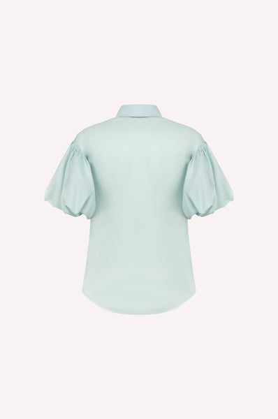 Floral Embroidered Silk Shirt