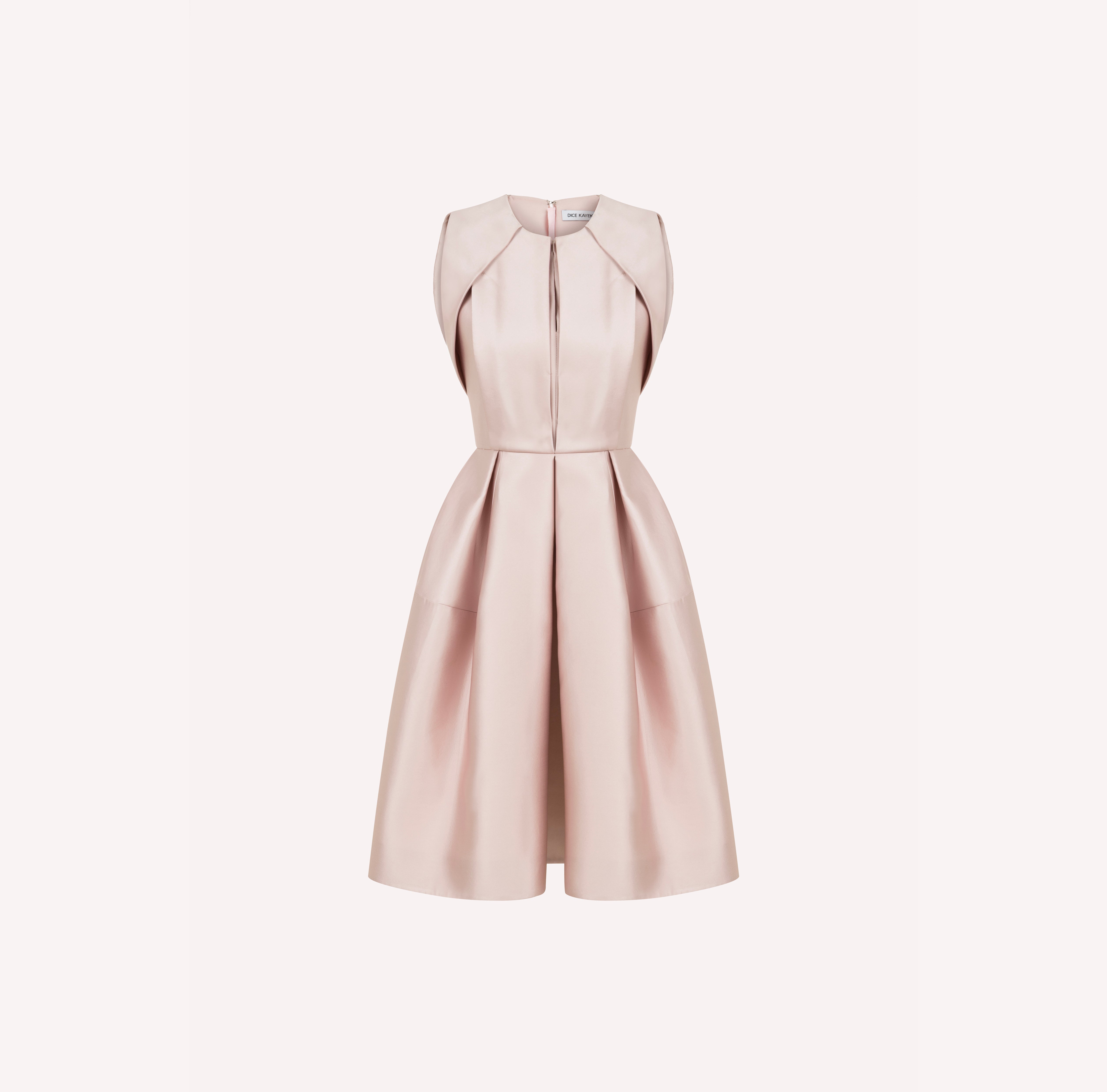 Signature Sculptural Satin Dress