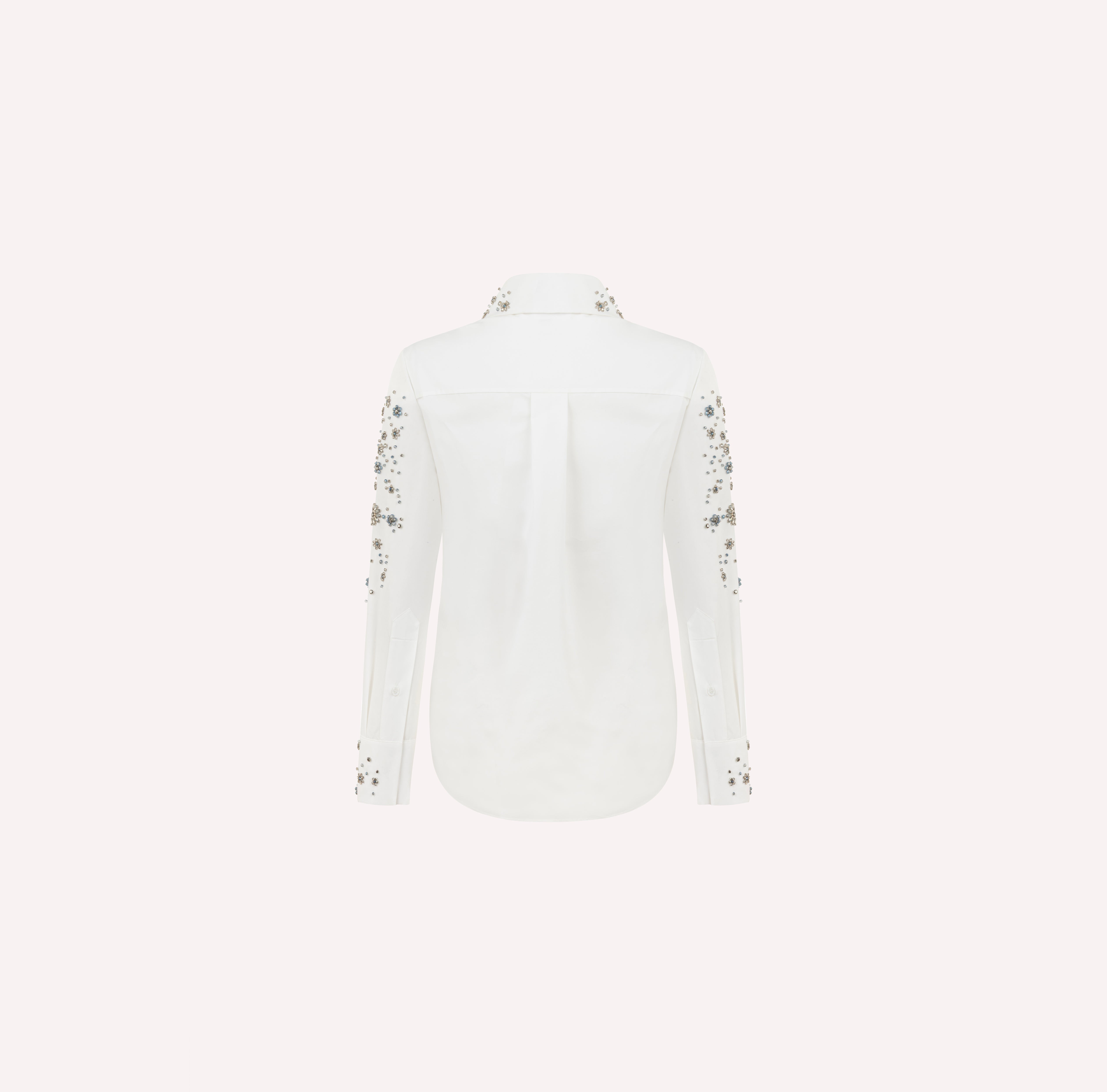 Embellished Cotton Classic Shirt