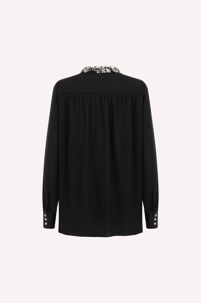 Crystal Collar Blouse