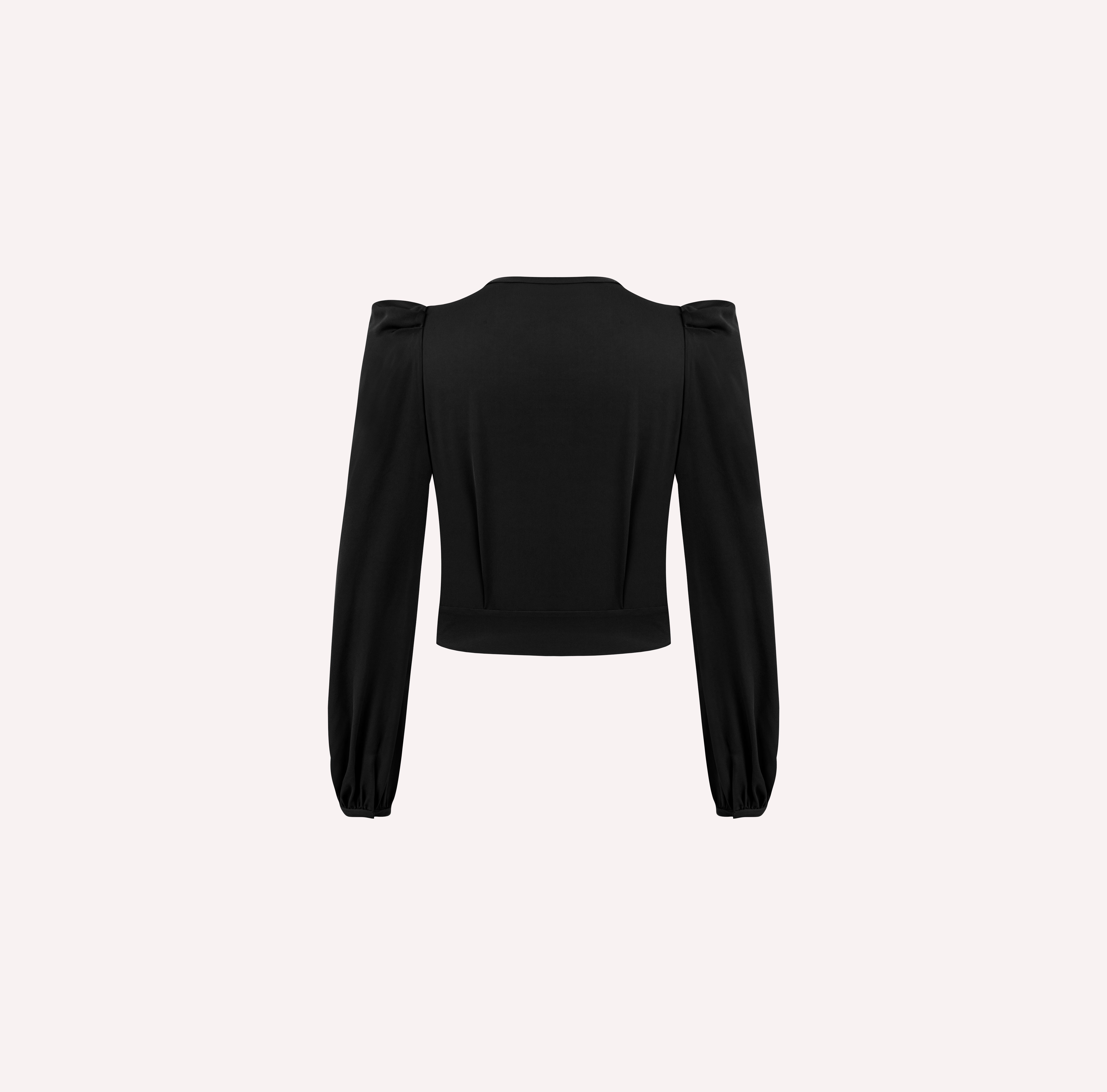 Pleated Chiffon Blouse