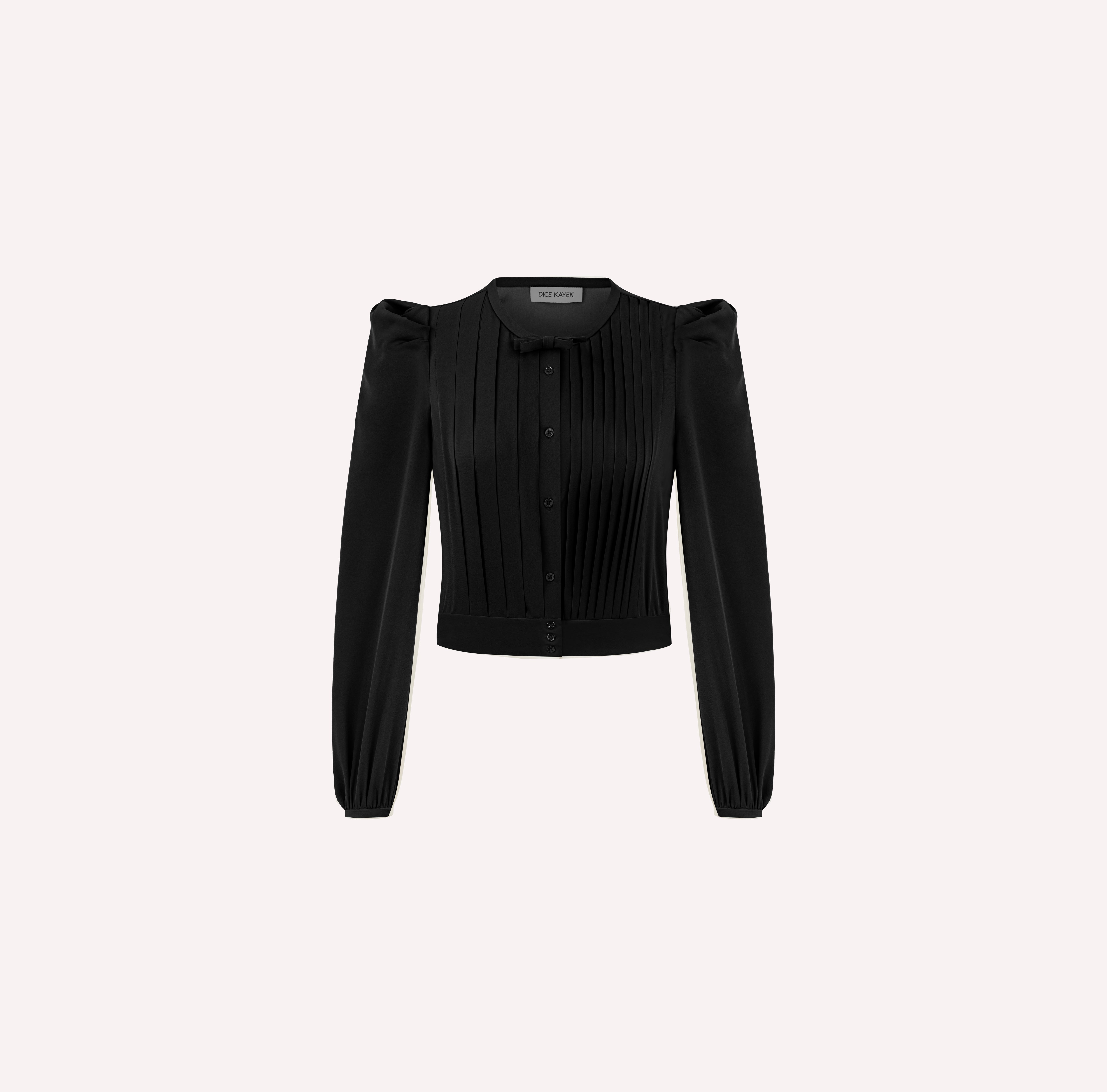 Pleated Chiffon Blouse
