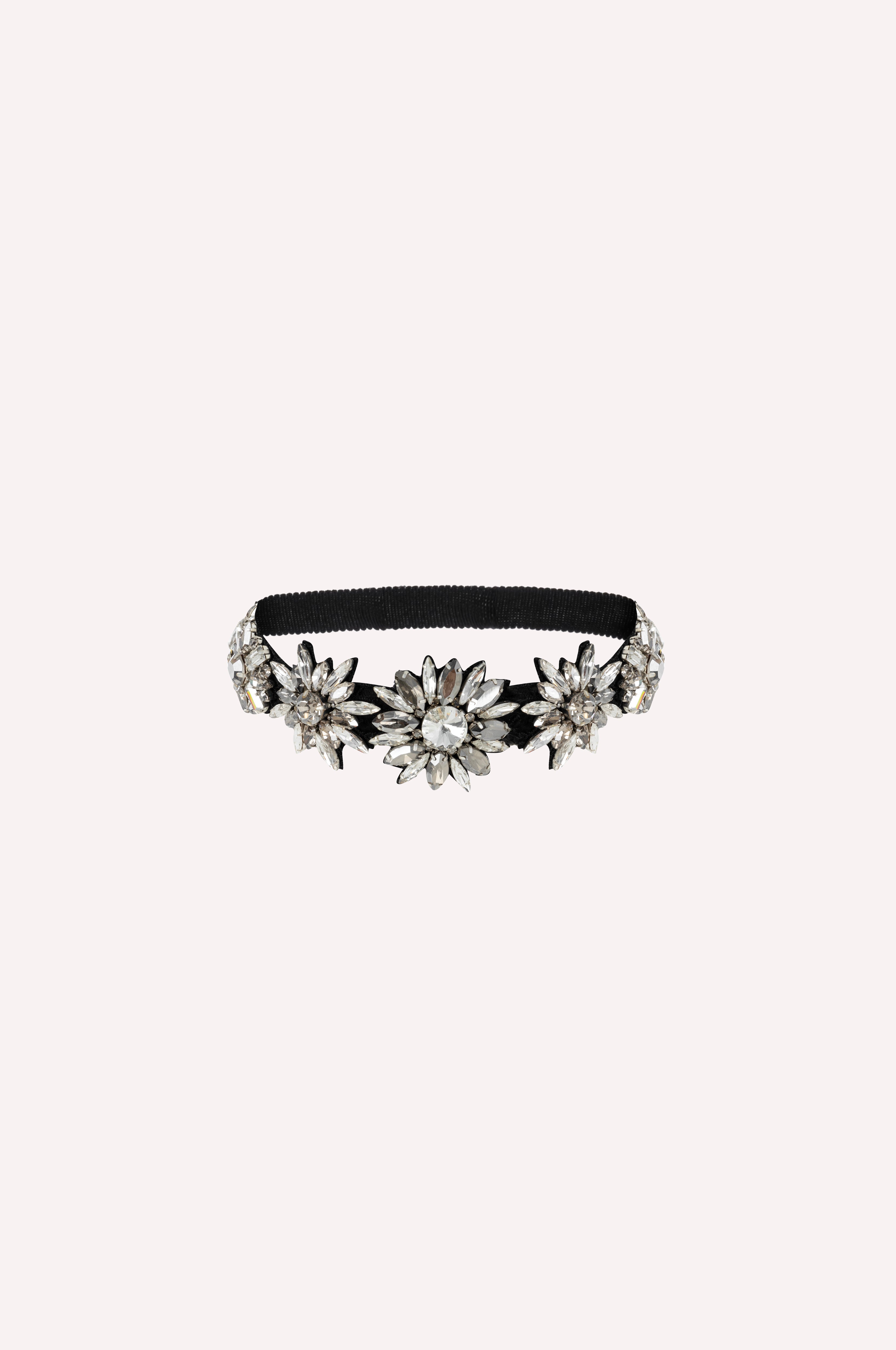 Crystal-Embellished Choker Necklace