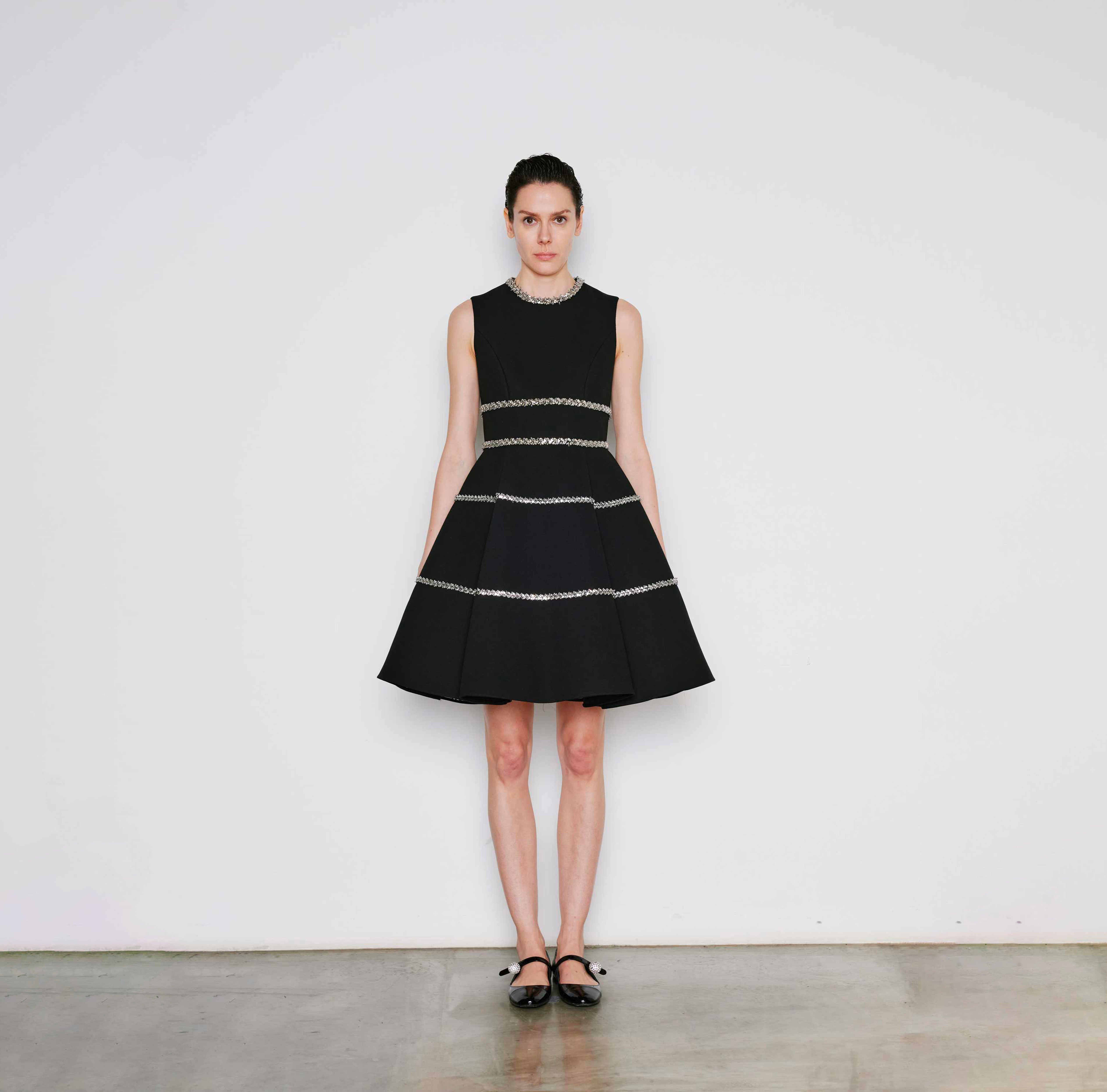 Chain-Embellished Dress