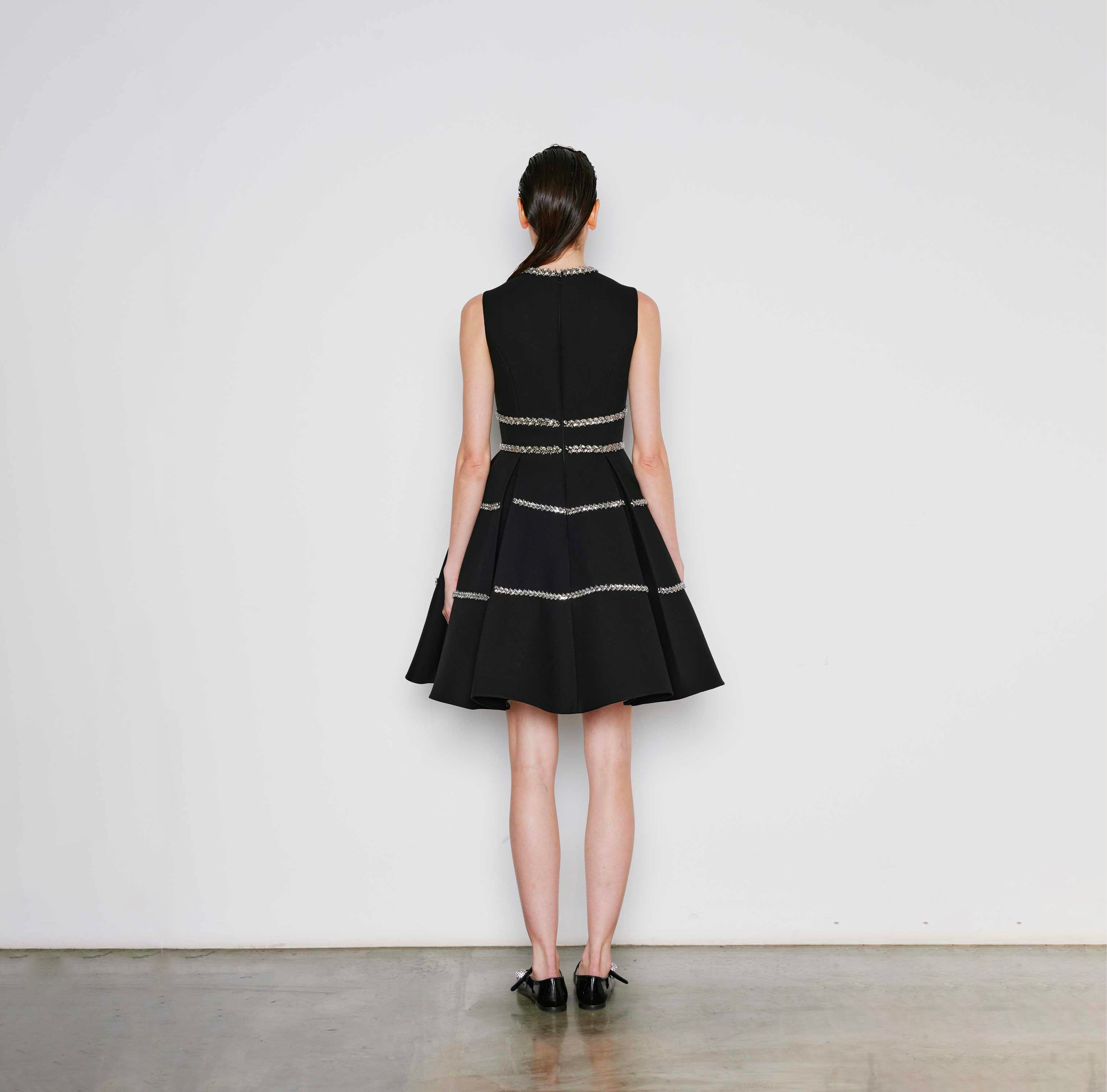 Chain-Embellished Dress