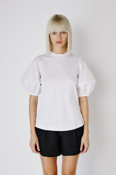 Balloon Sleeve Poplin Shirt