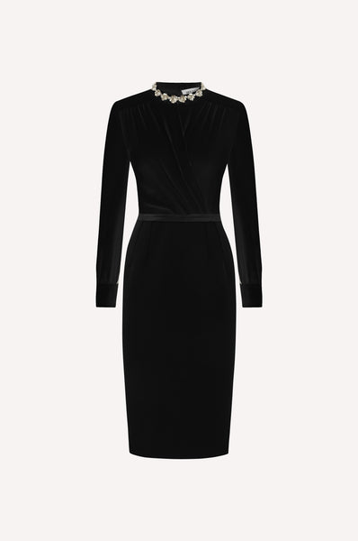 Crystal Neck Dress