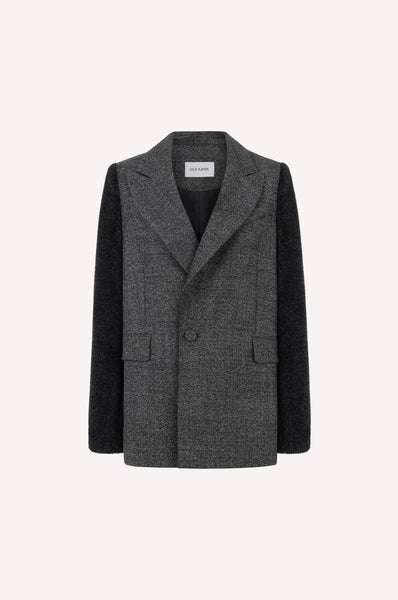 Oversized Double-Breasted Wool Jacket