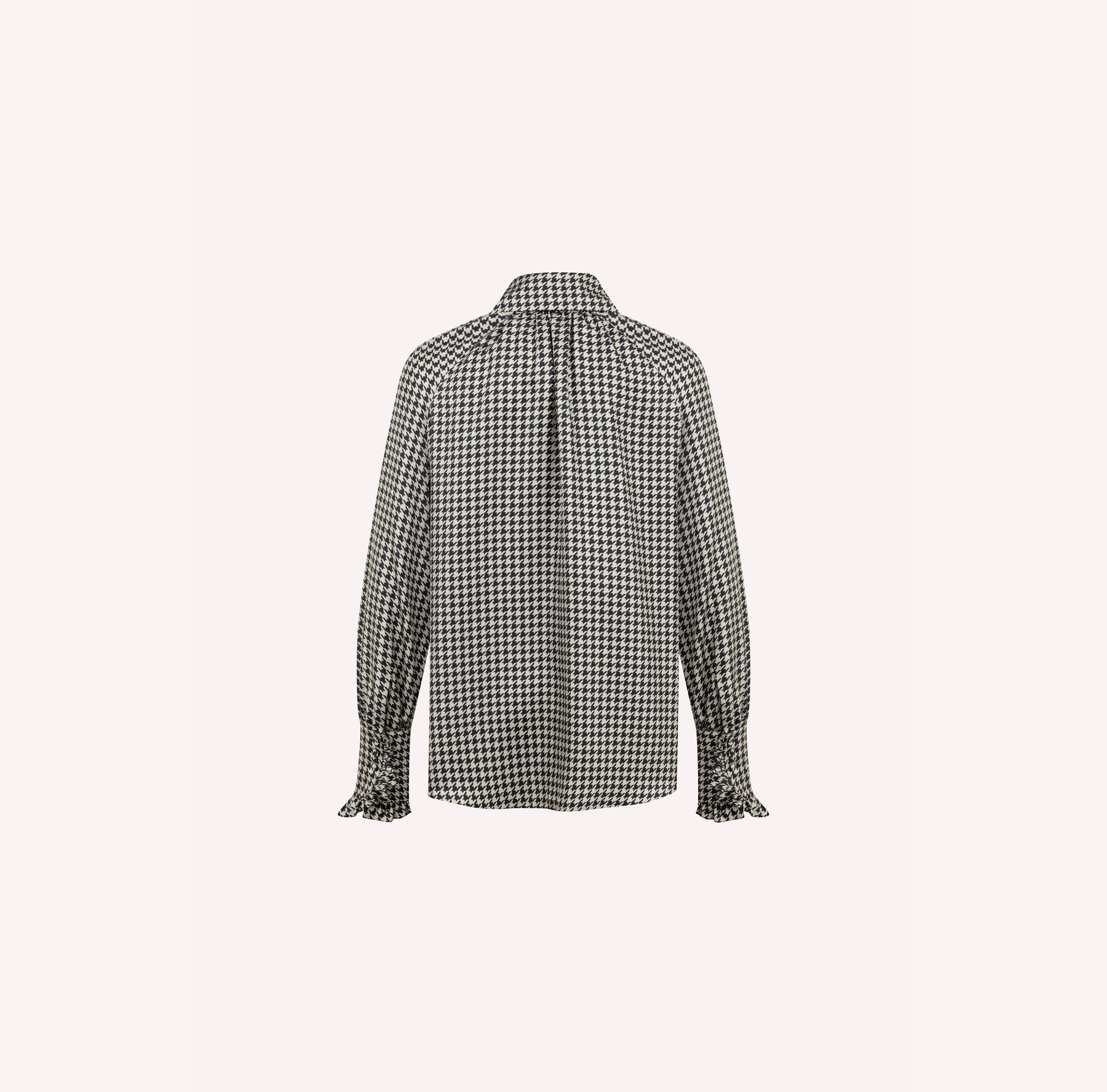 Silk Pied-De-Poule Shirt