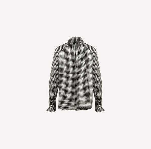 Silk Pied-De-Poule Shirt
