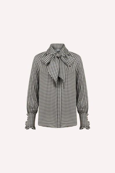 Silk Pied-De-Poule Shirt