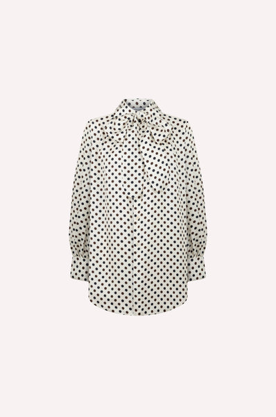 Polka-Dot Bow-Tie Shirt