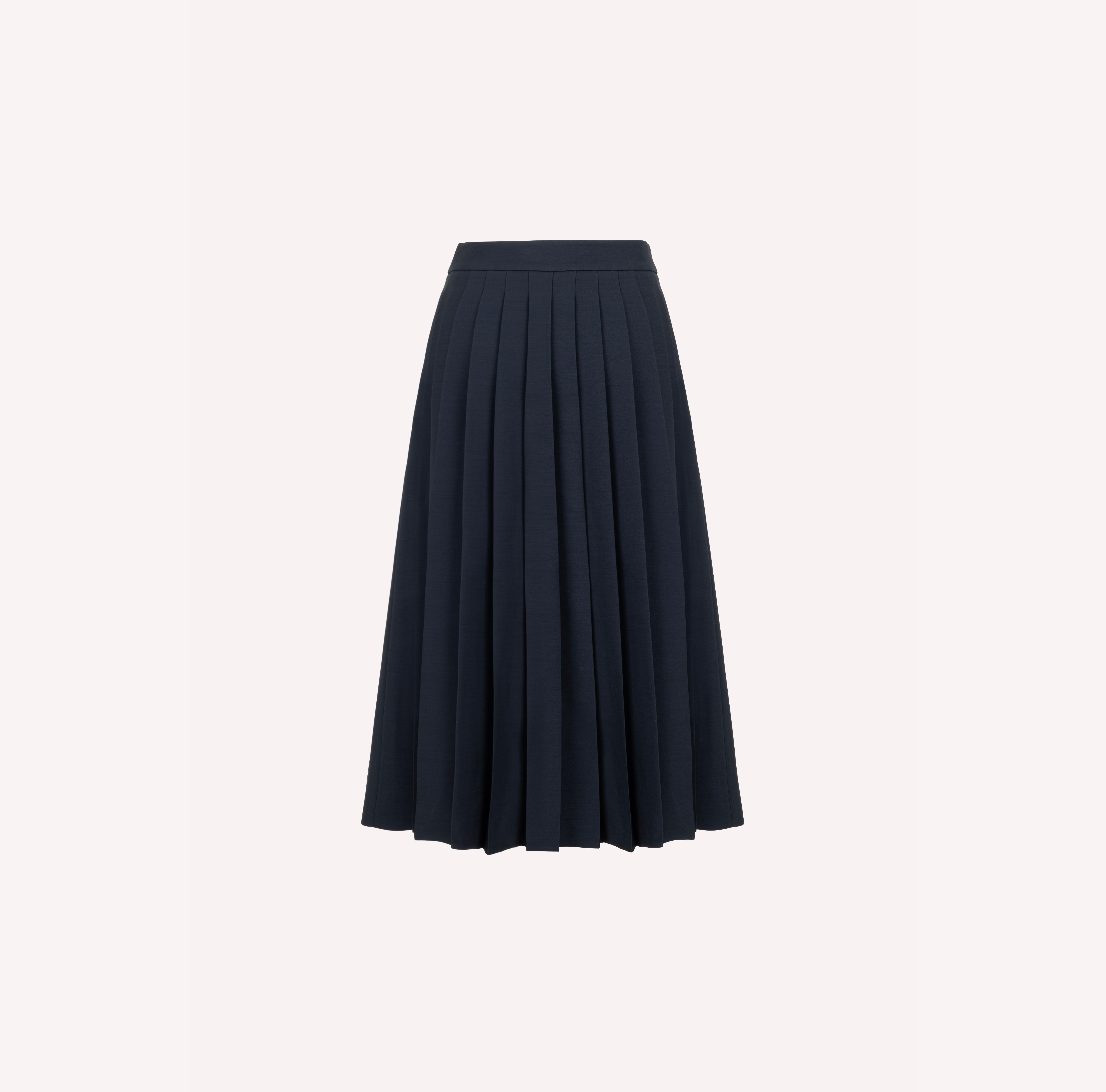 Embellished Wrap Skirt with Pleated Back