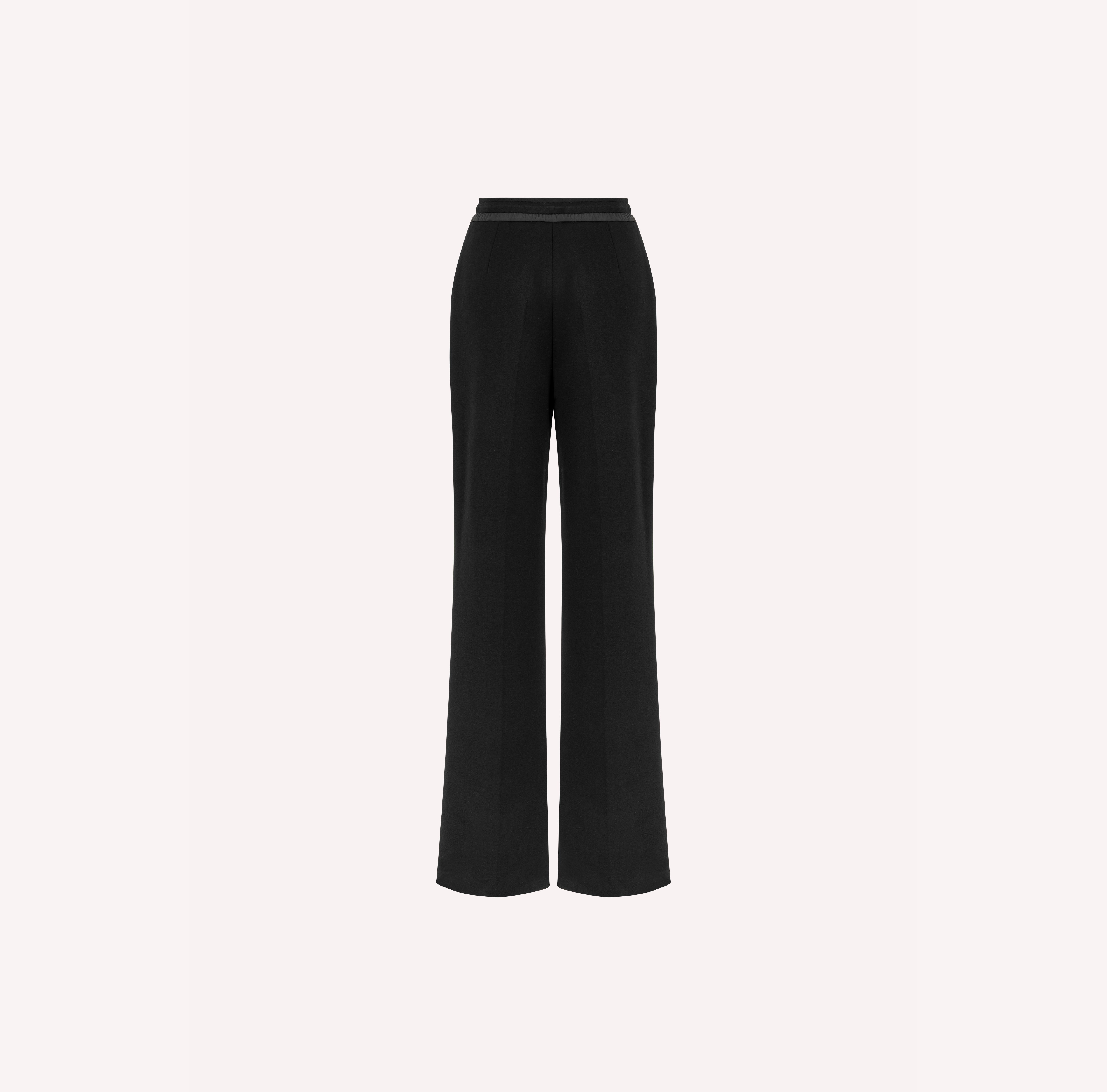 Flared Sweatpants with Drawstring Waist