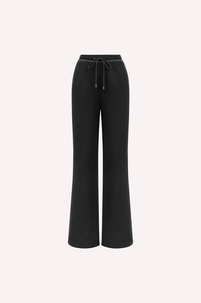 Flared Sweatpants with Drawstring Waist