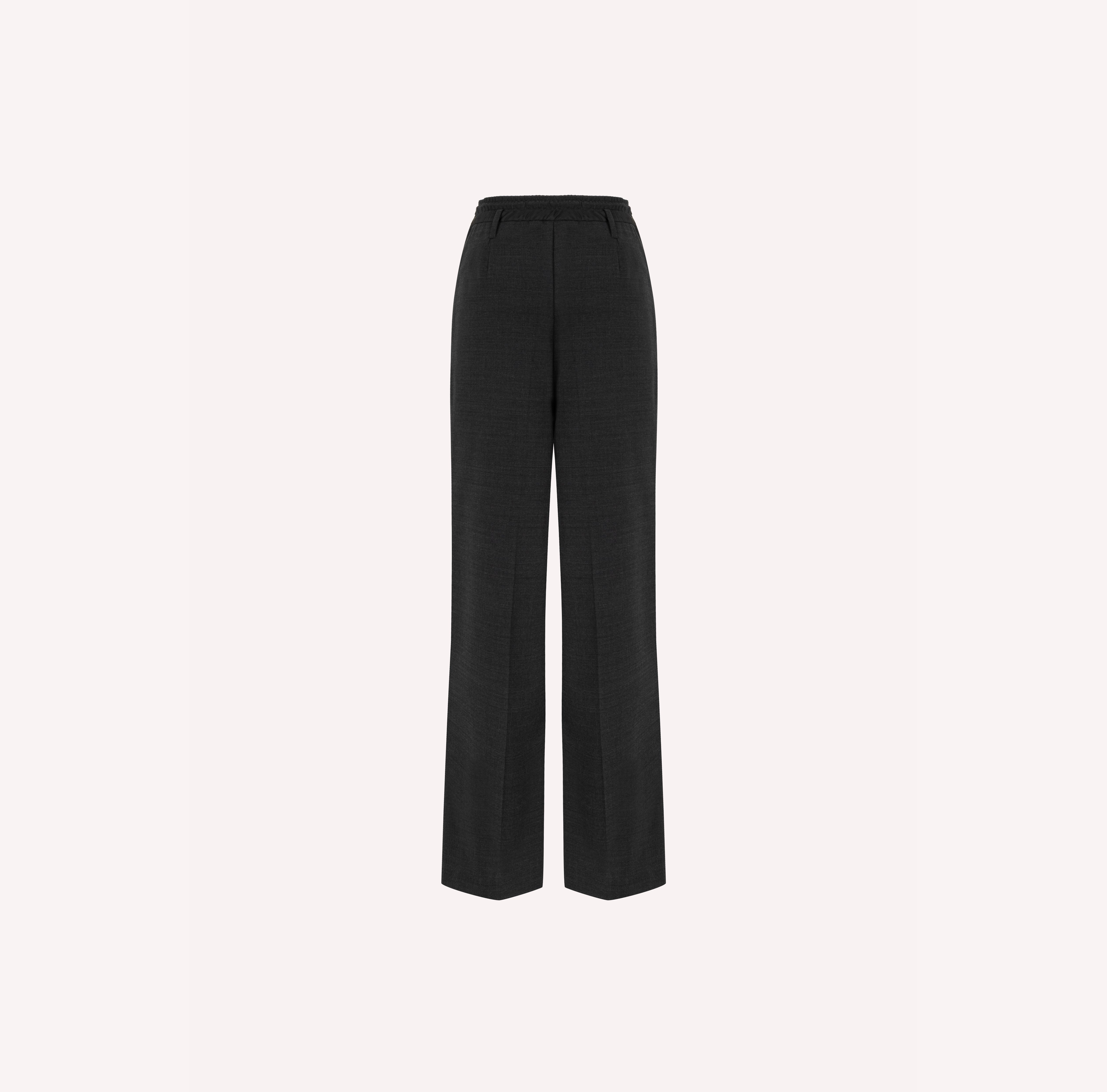 Wool Tailored Drawstring Trousers