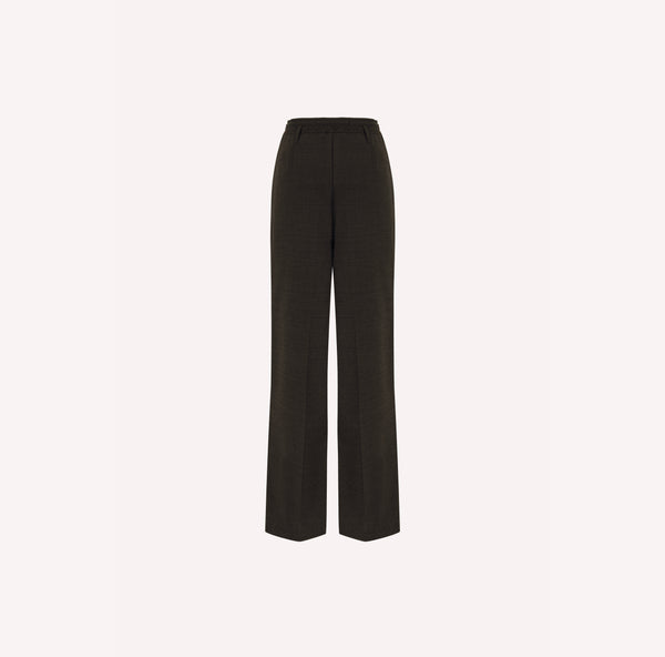 Wool Tailored Drawstring Trousers