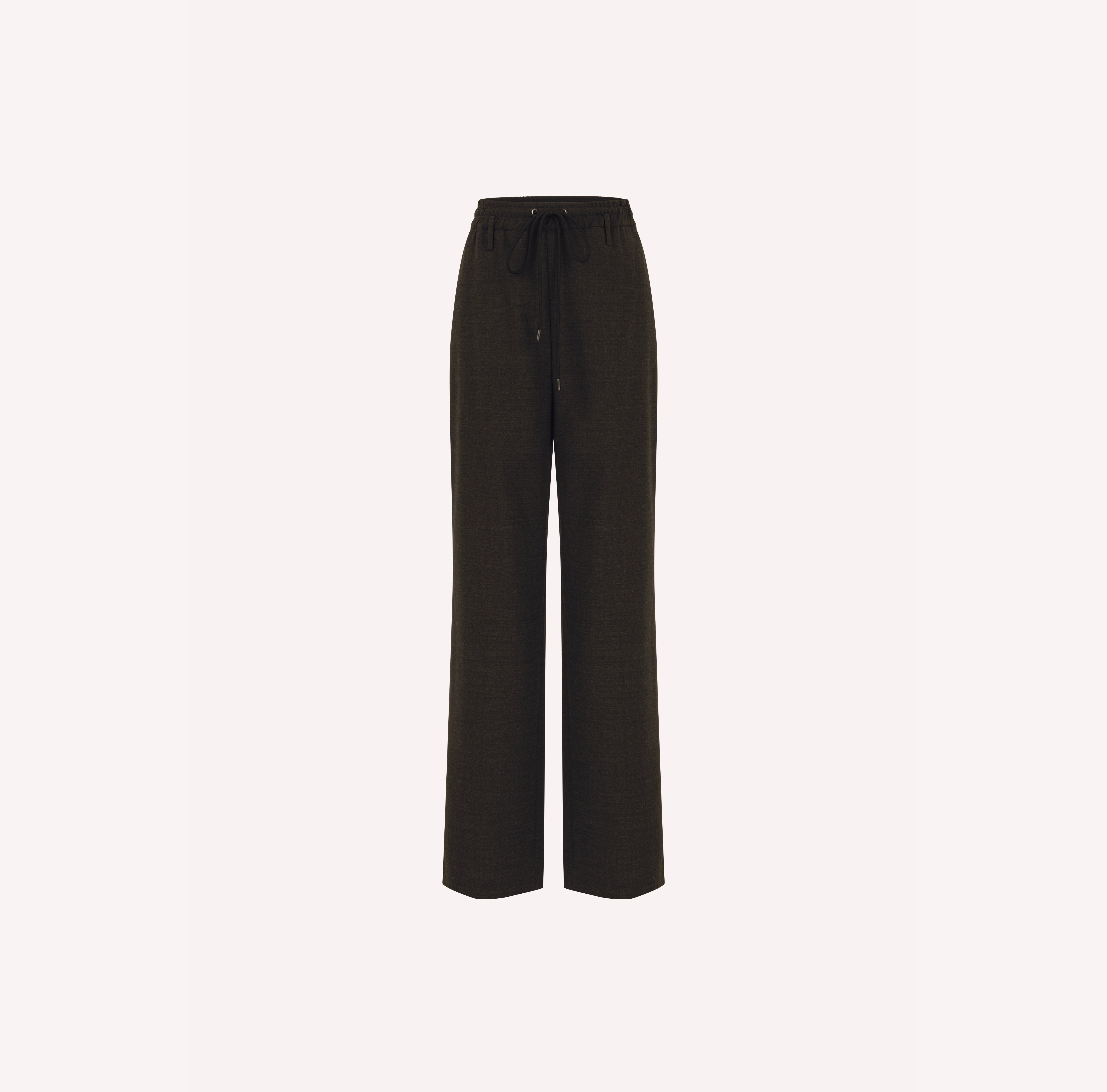 Wool Tailored Drawstring Trousers