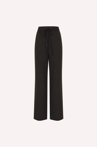 Wool Tailored Drawstring Trousers