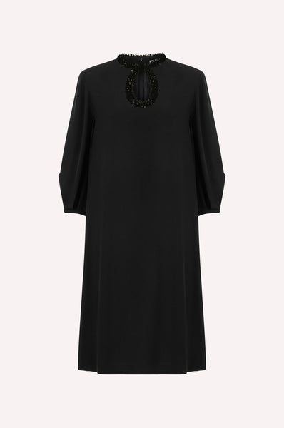 Embellished Keyhole Dress