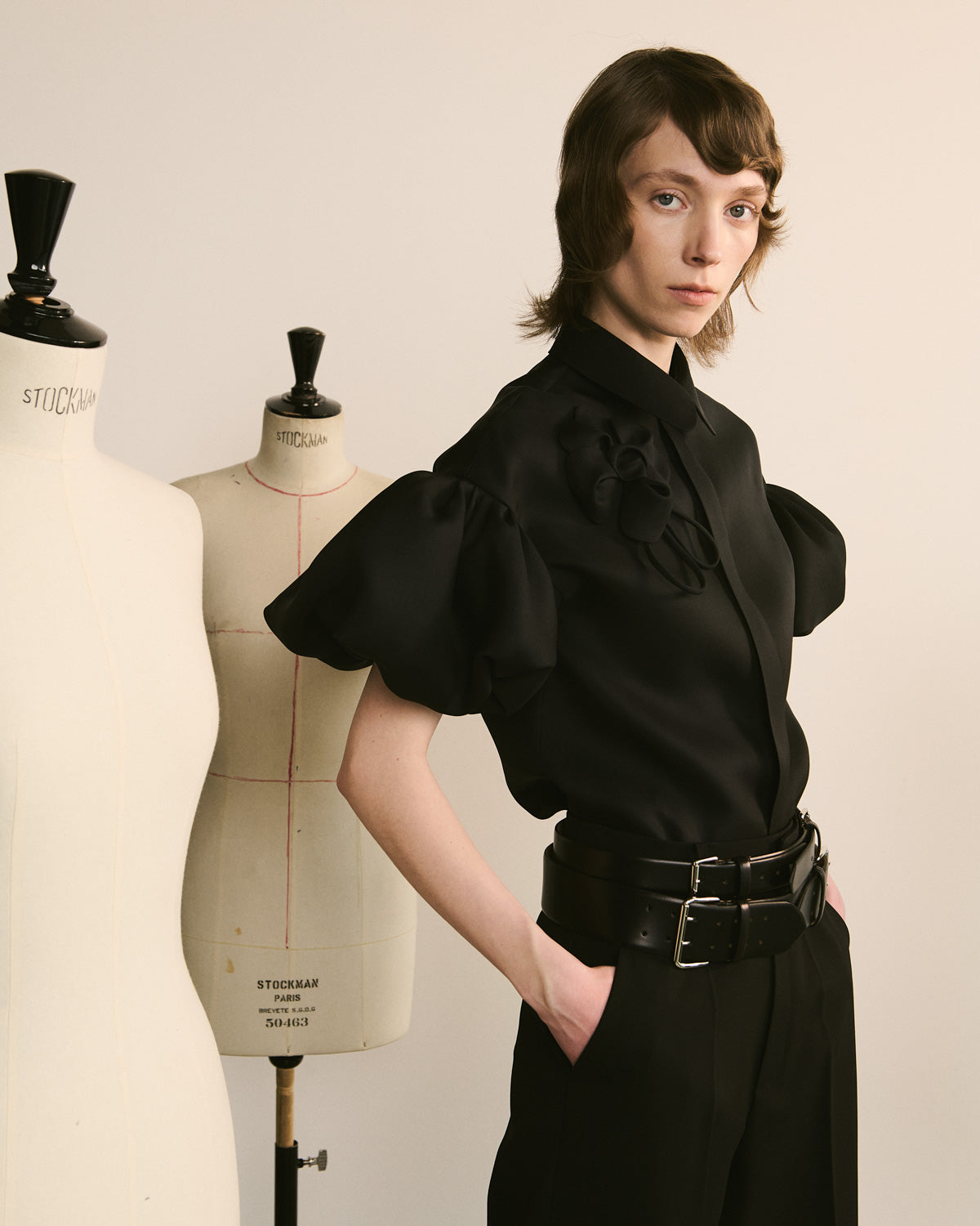 Floral Embroidered Silk Shirt