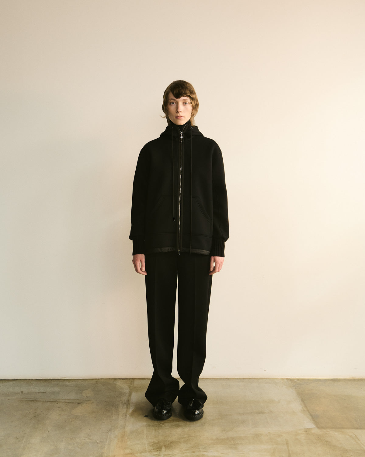 Flared Sweatpants with Drawstring Waist