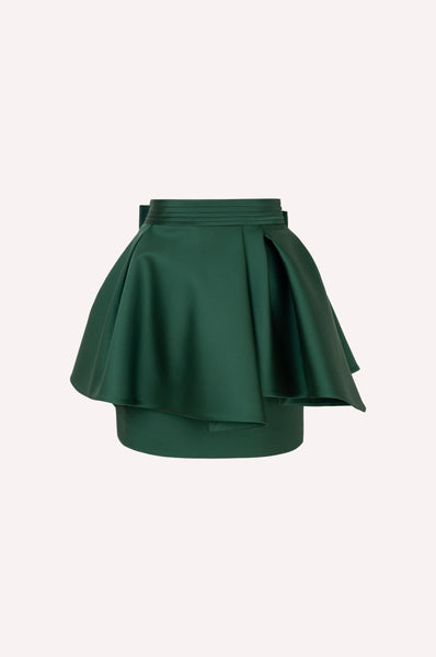 Structured Skirt With a Belt