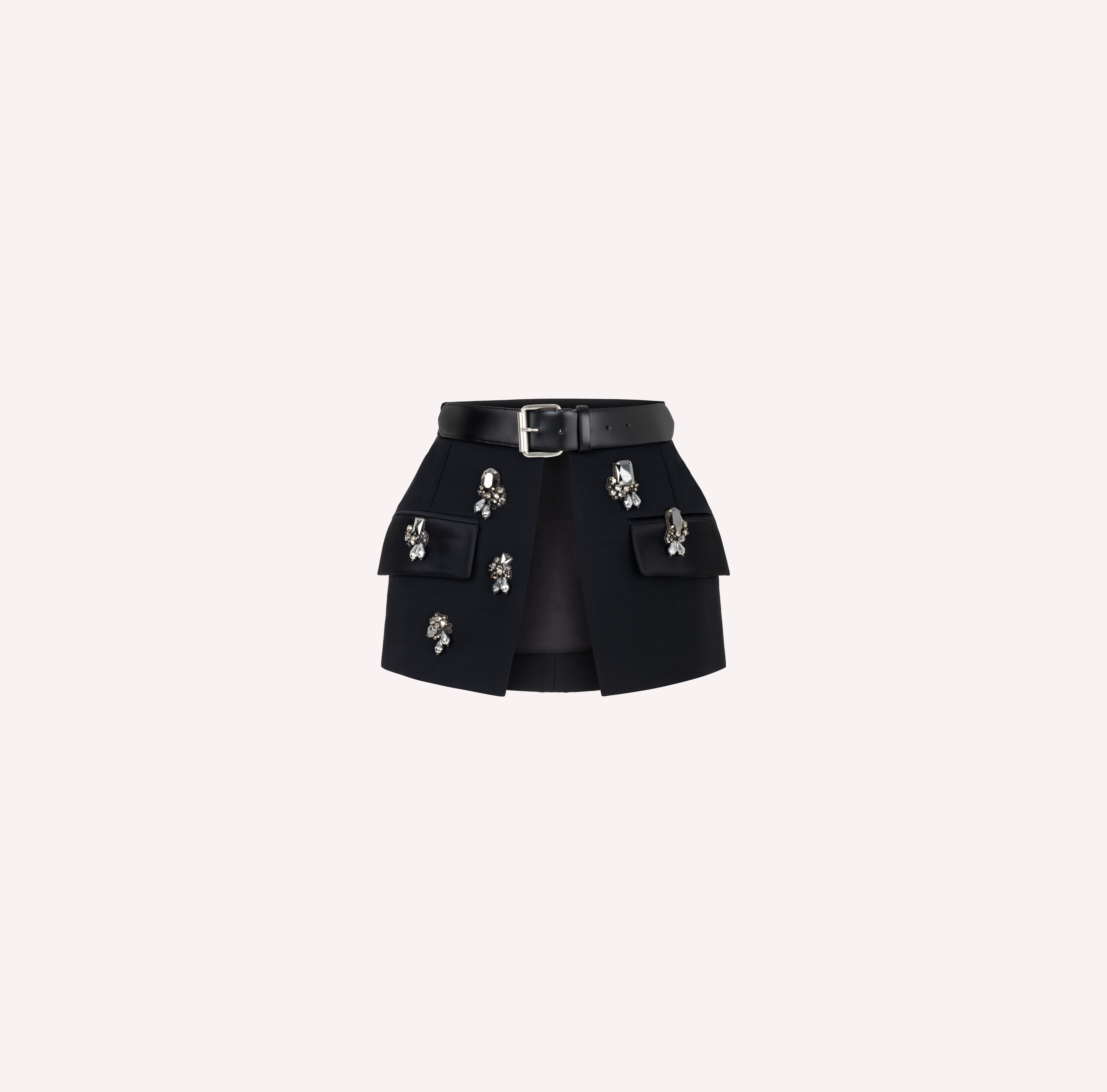 Crystal Embellished Signature Skirt Belt