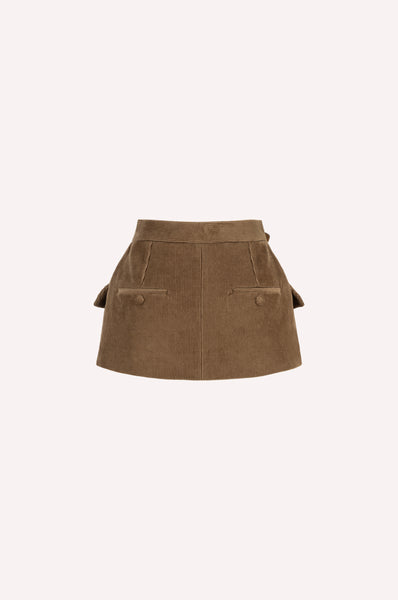 Corduroy Skirt Belt