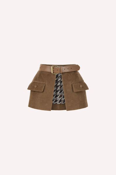 Corduroy Skirt Belt