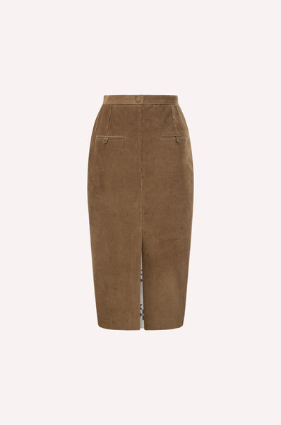 Corduroy Pencil Skirt