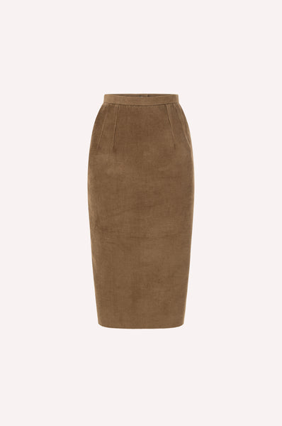 Corduroy Pencil Skirt