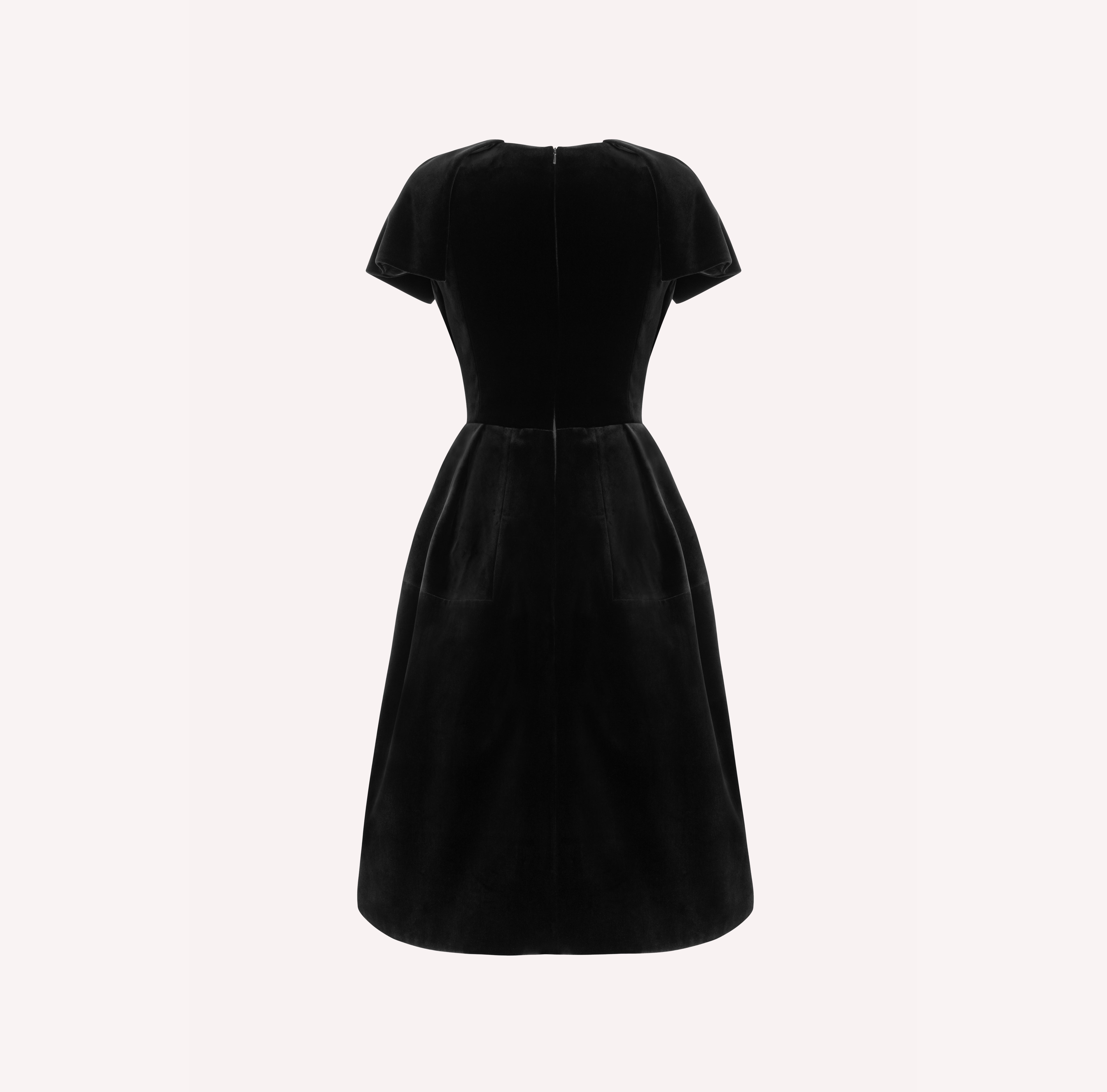 Midi Signature Velvet Dress