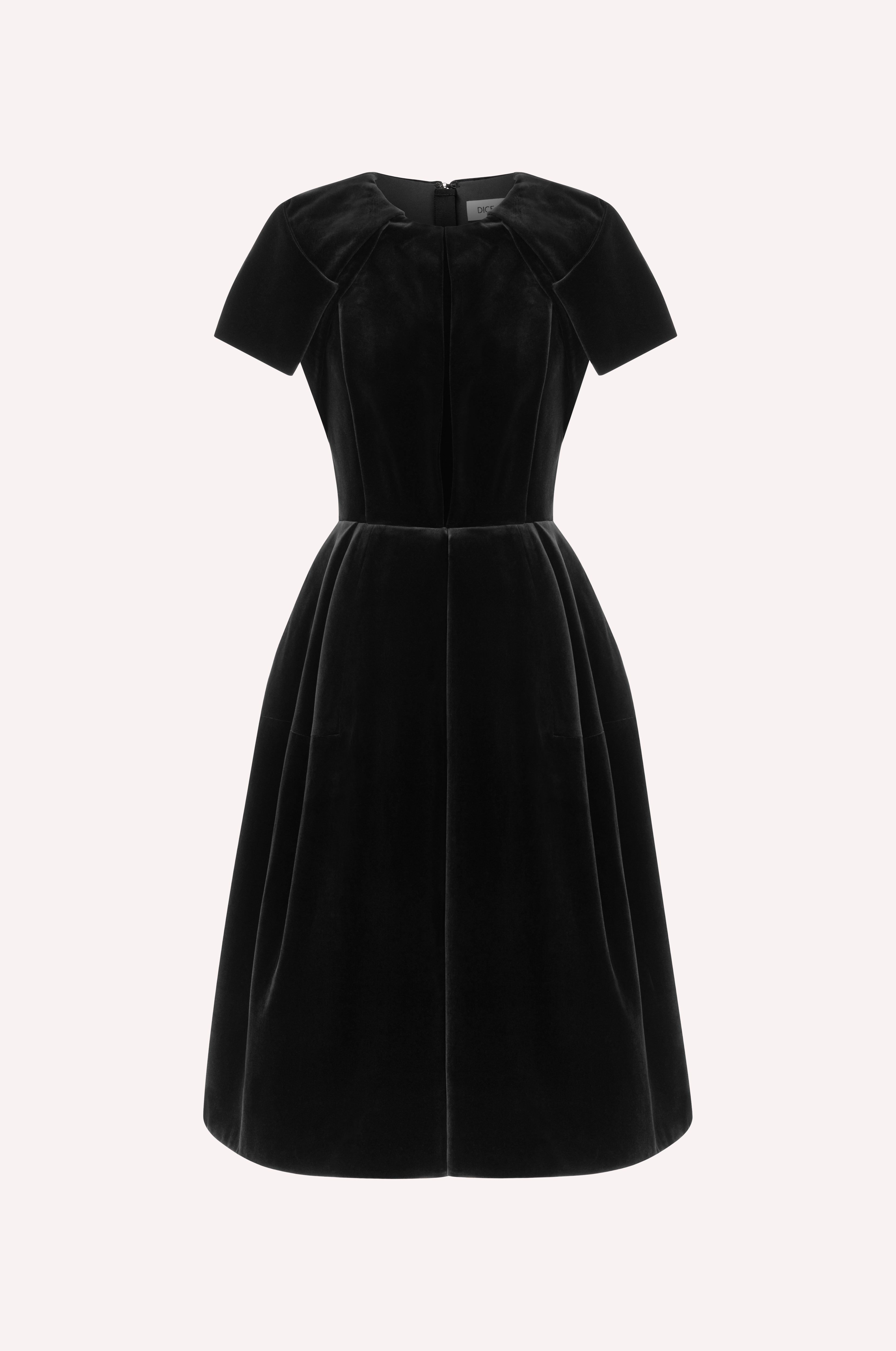 DICE KAYEK ブラックコート Double-Breasted Midi Black Dress – Dice Kayek