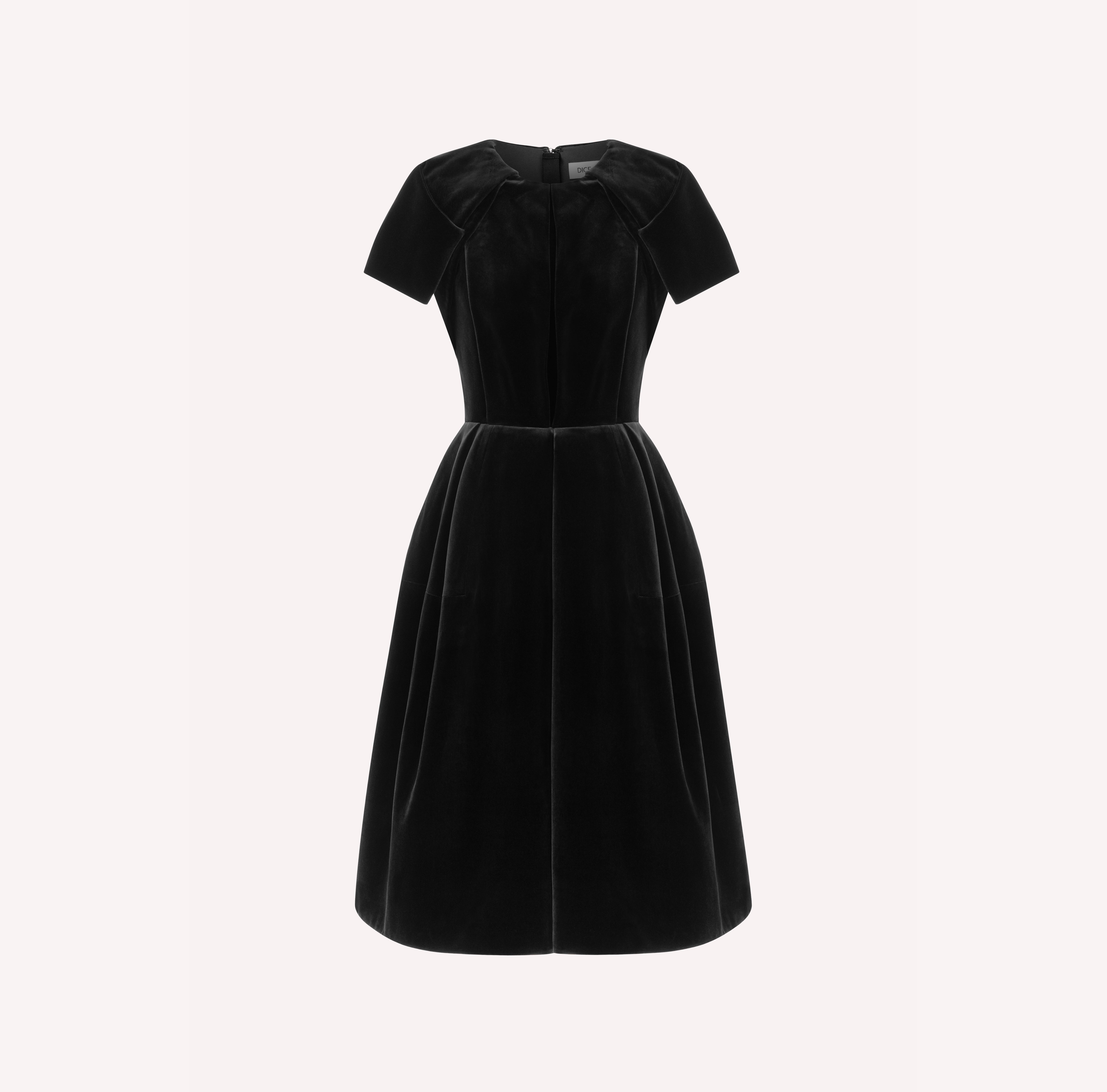 Midi Signature Velvet Dress
