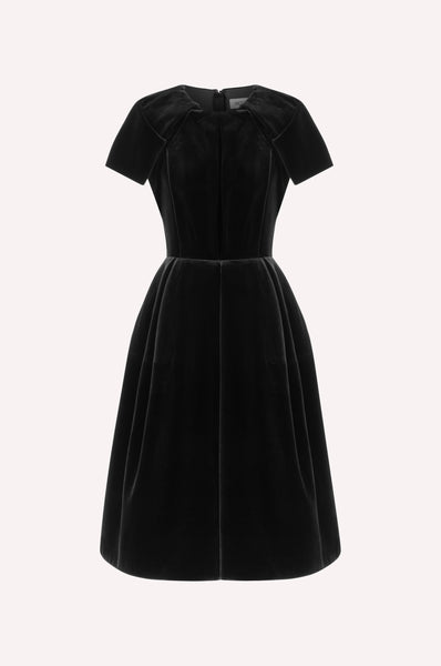 Midi Signature Velvet Dress