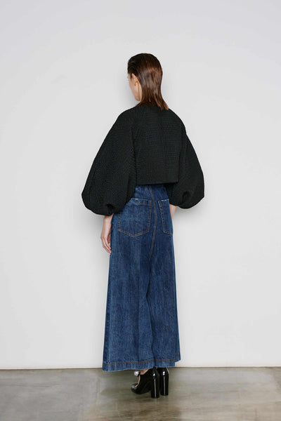 Wide Leg Denim Pants