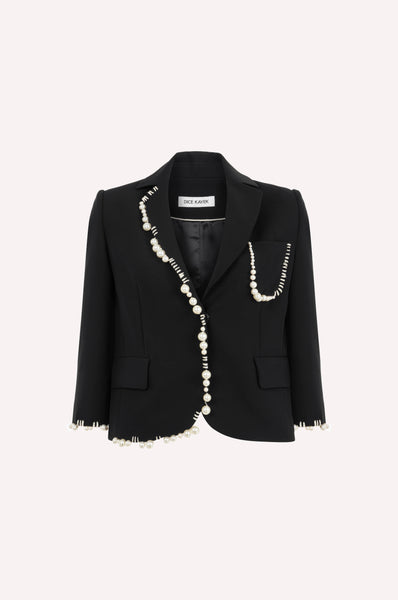 Pearl Embellished Blazer