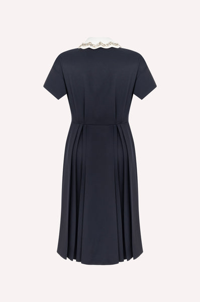 Petal Sleeve Midi Dress