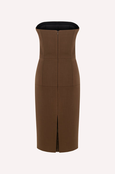 Strapless Midi Dress