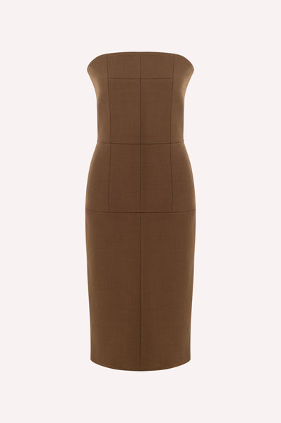 Strapless Midi Dress
