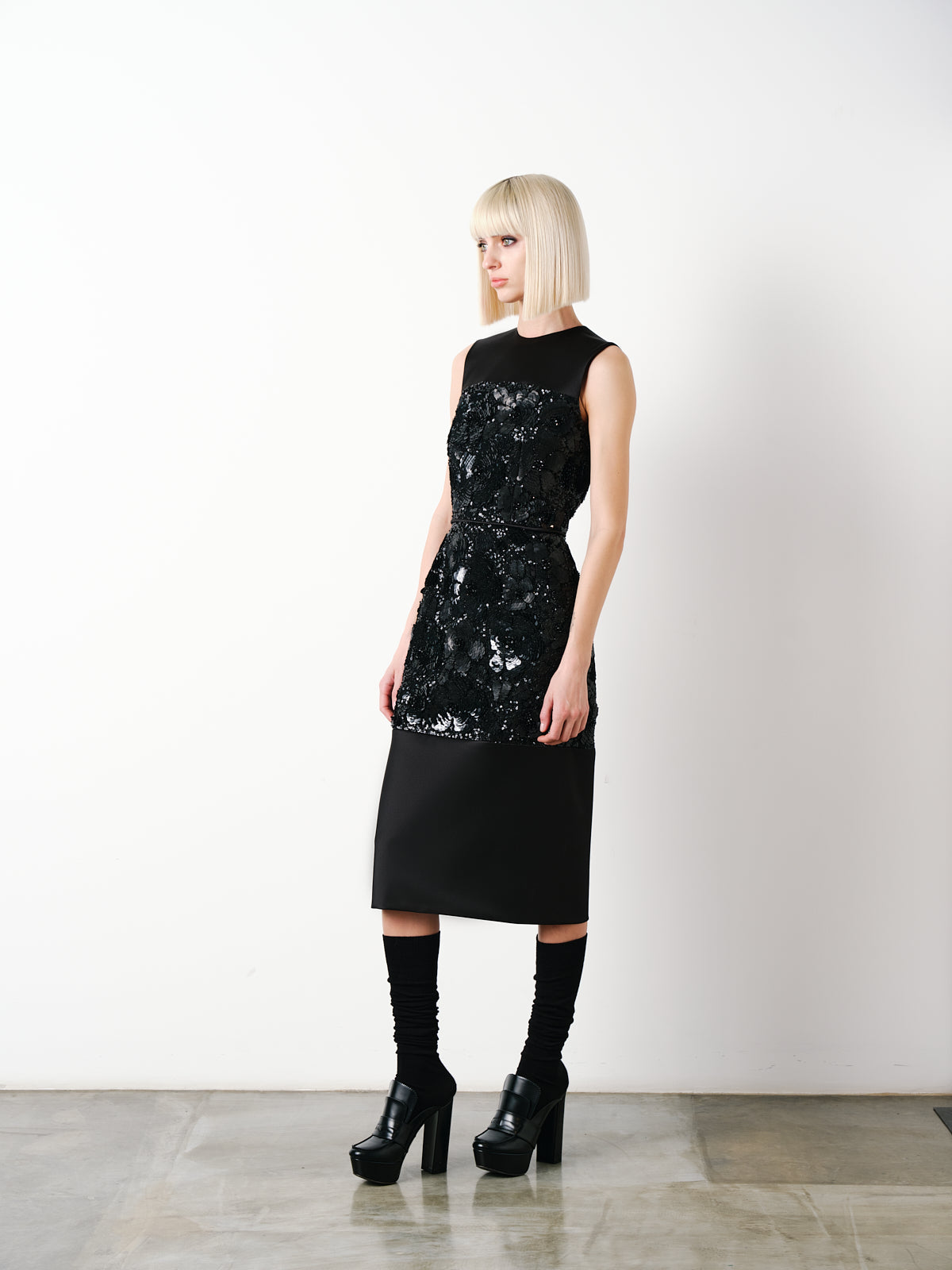 Flower Embroidered Dress