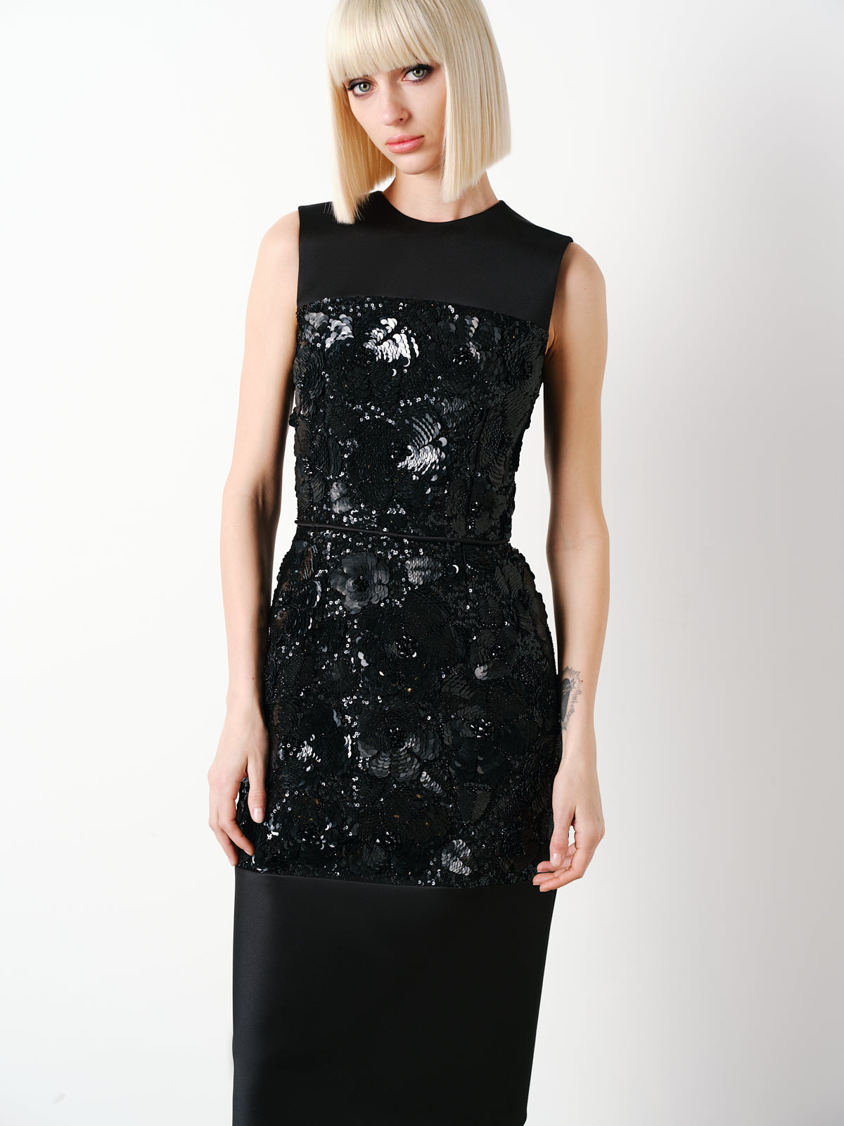 Flower Embroidered Dress