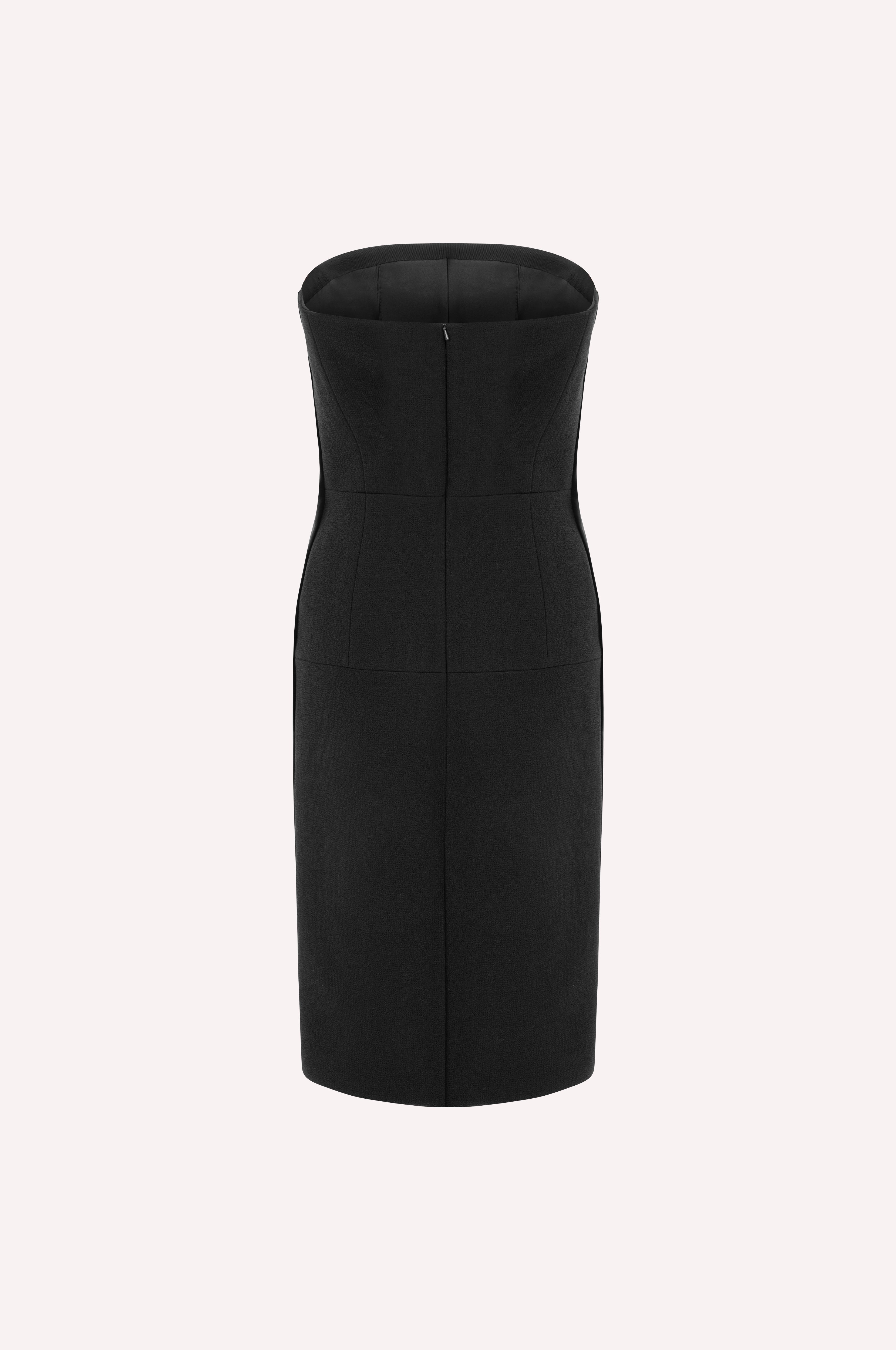 Strapless Midi Dress