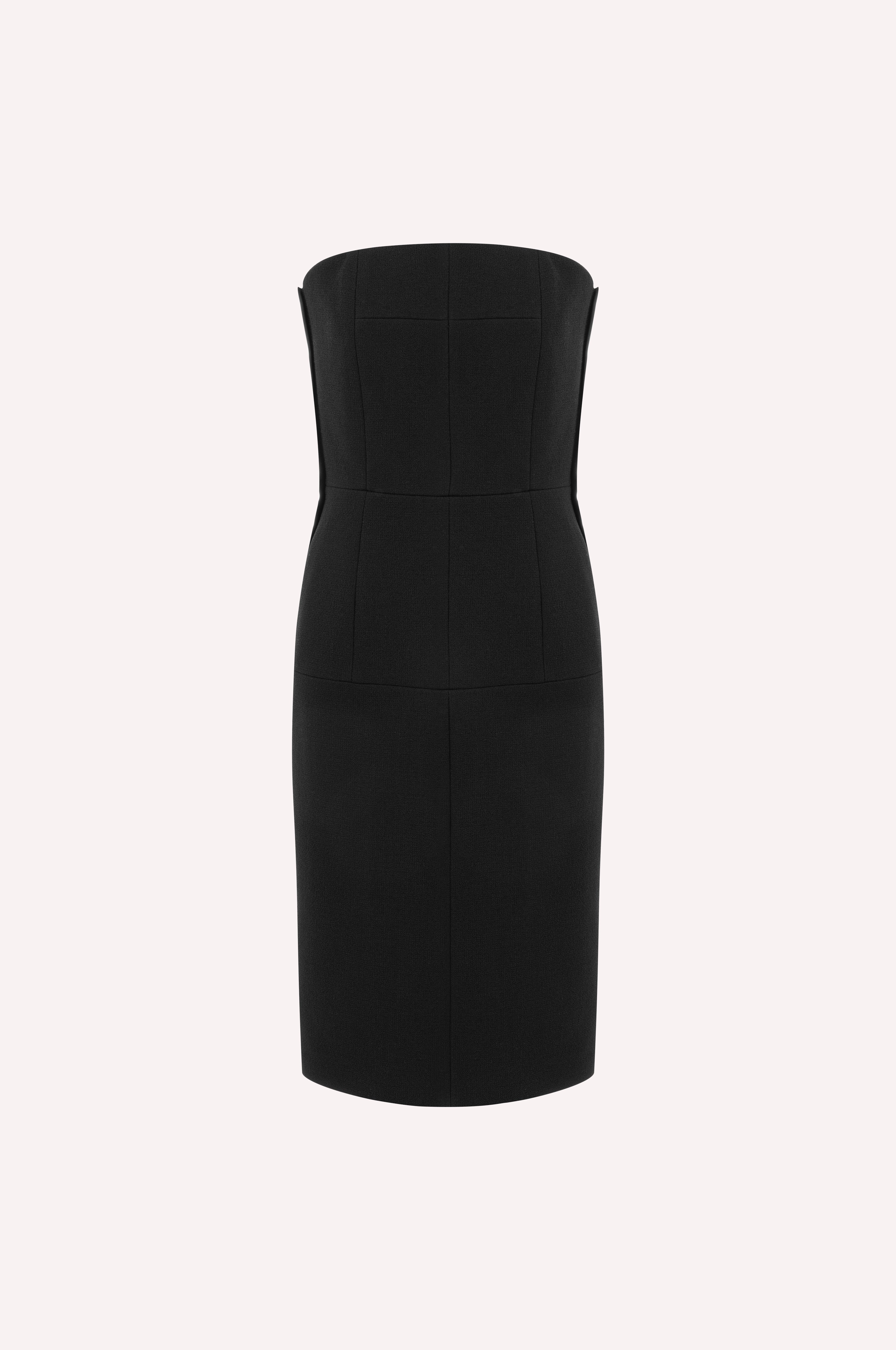 Strapless Midi Dress