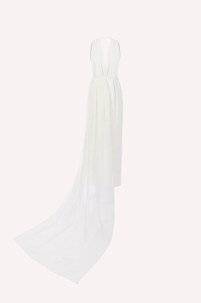Tulle Detailed Maxi Dress